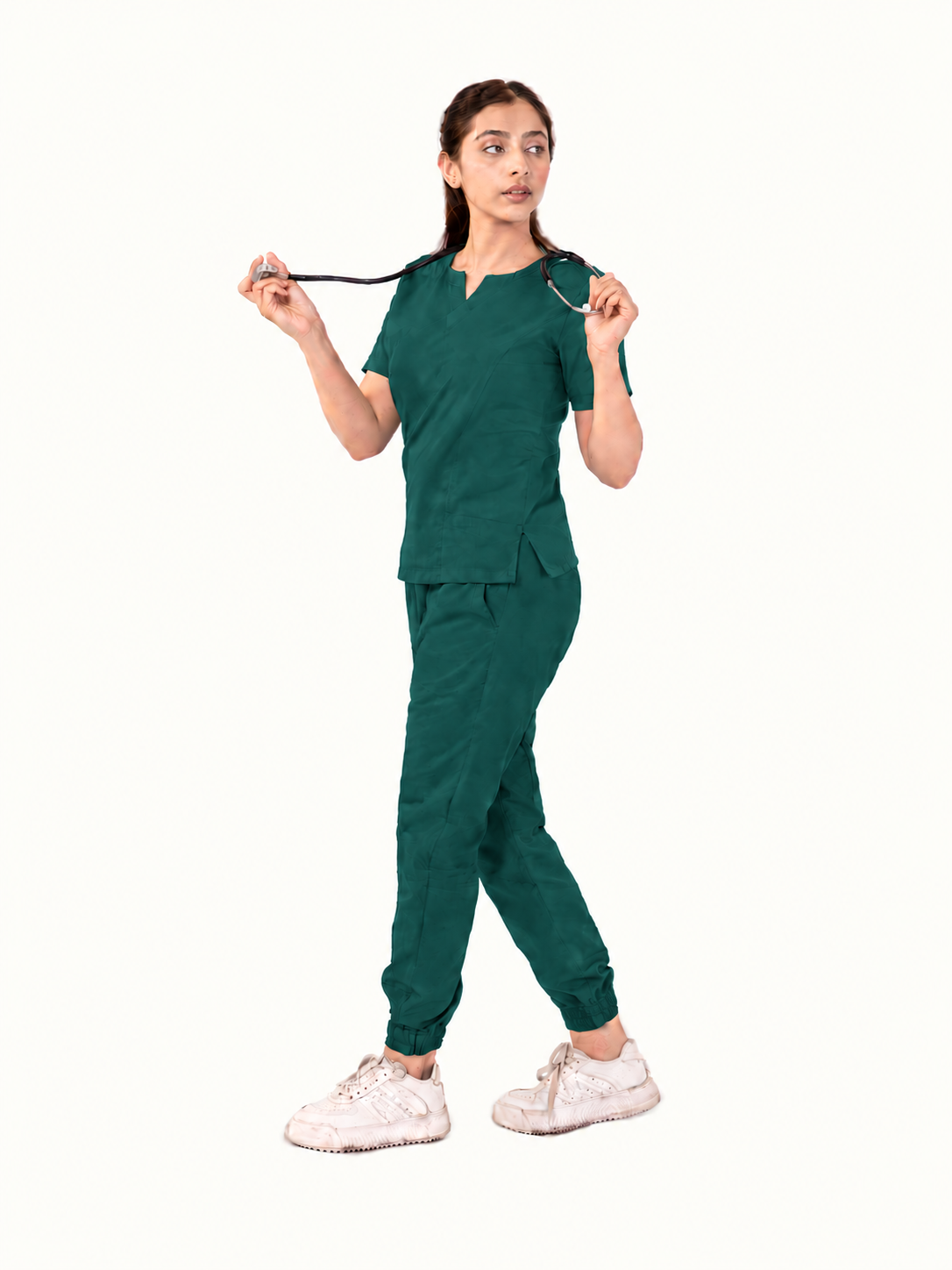 Round Neckline Scrub Set