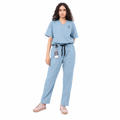Women's Tri-Pocket Medical Scrub Set