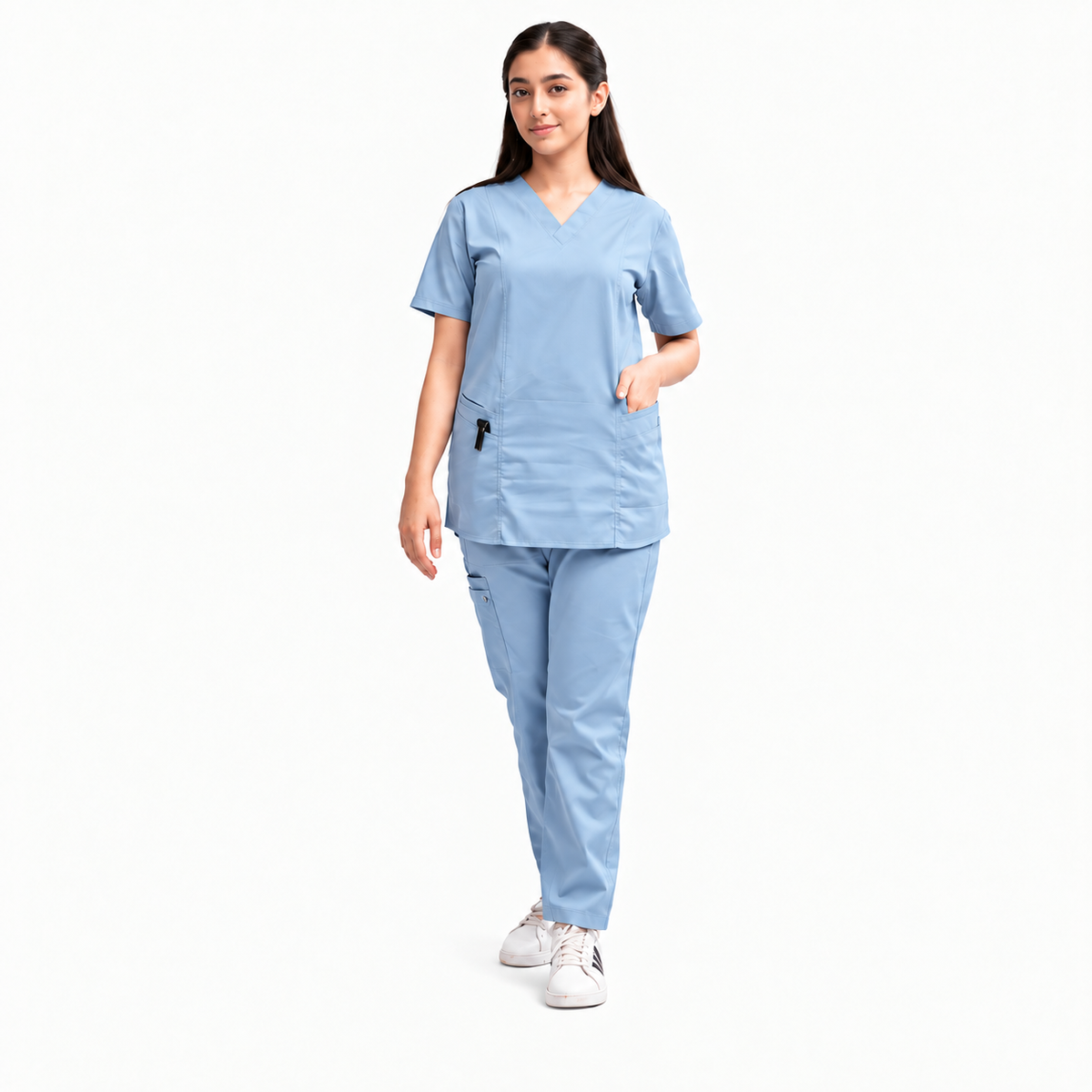 Women's Duo-Pocket Medical Scrub Set