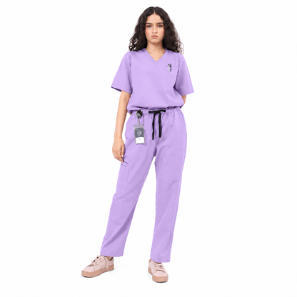 Women's Tri-Pocket Medical Scrub Set