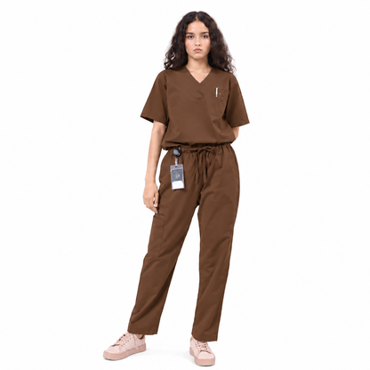 Women's Tri-Pocket Medical Scrub Set