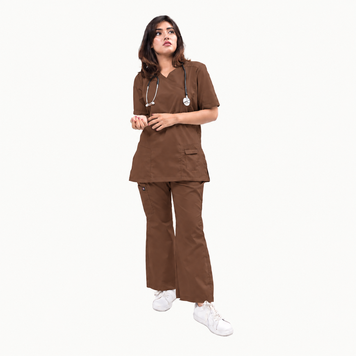 Female Kangroo Pocket Scrub Set