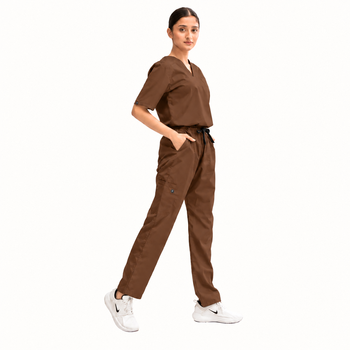 Women's Classic One-Pocket Medical Scrub Set