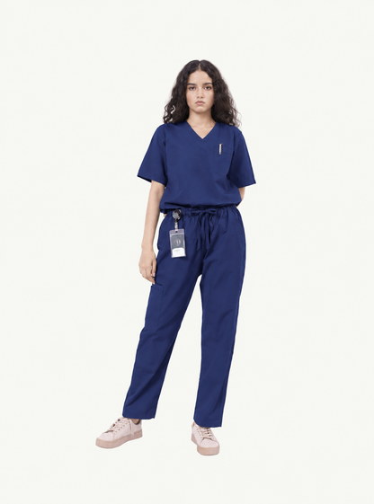 Women's Tri-Pocket Medical Scrub Set