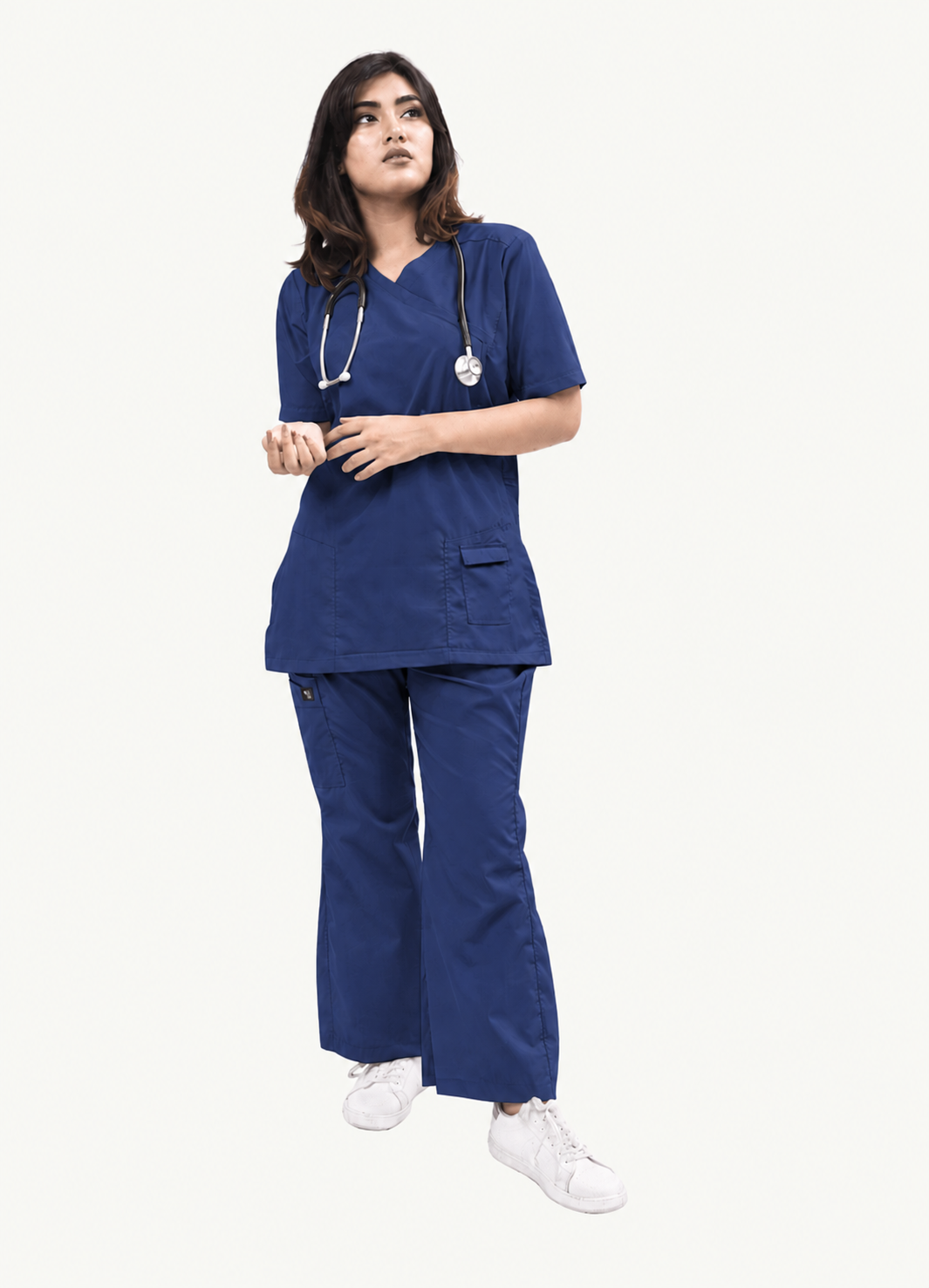 Female Kangroo Pocket Scrub Set