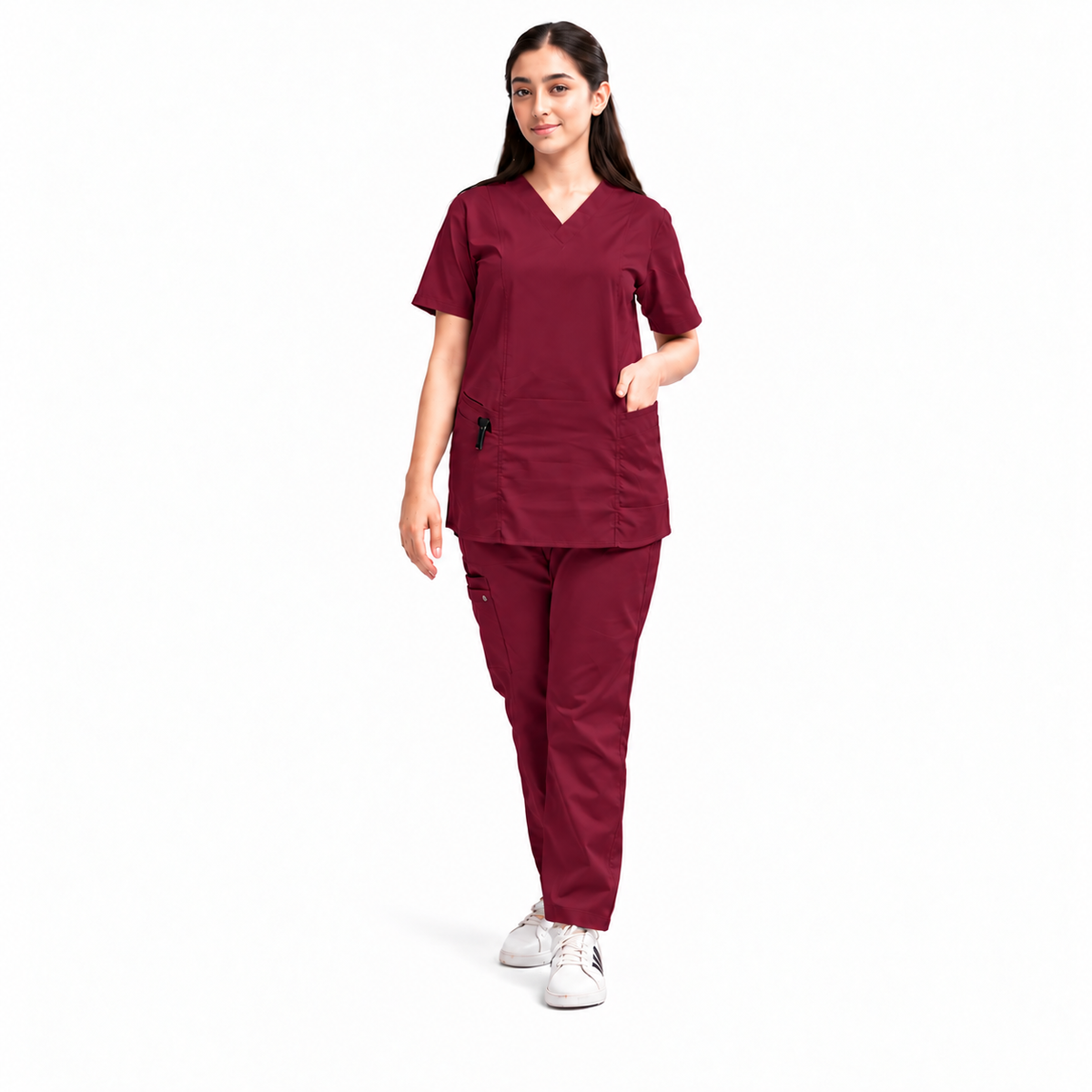 Women's Duo-Pocket Medical Scrub Set