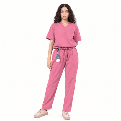 Women's Tri-Pocket Medical Scrub Set