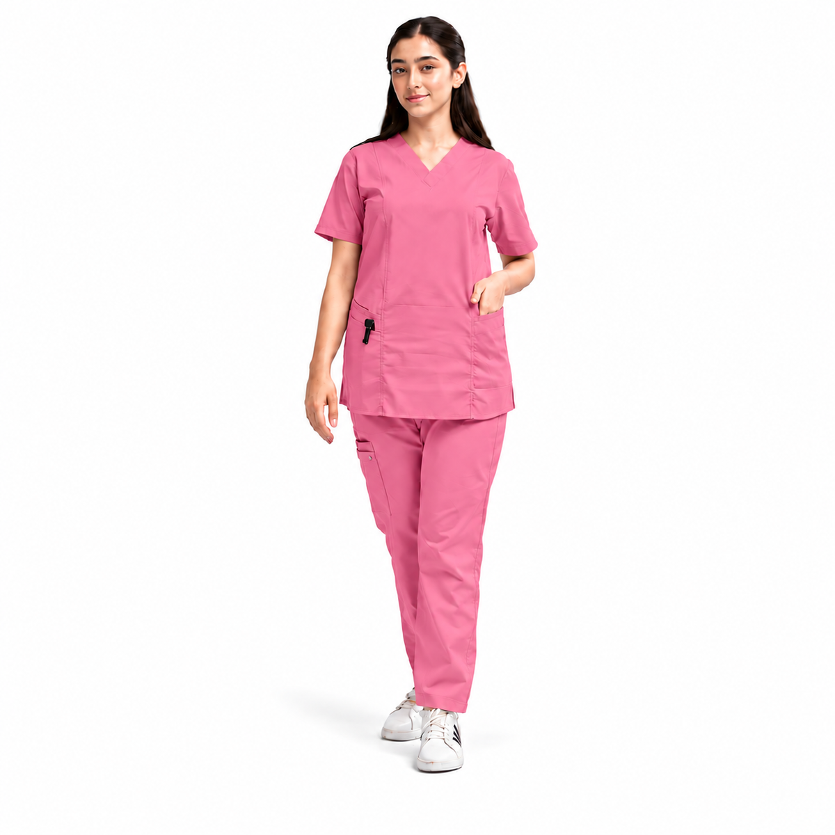 Women's Duo-Pocket Medical Scrub Set