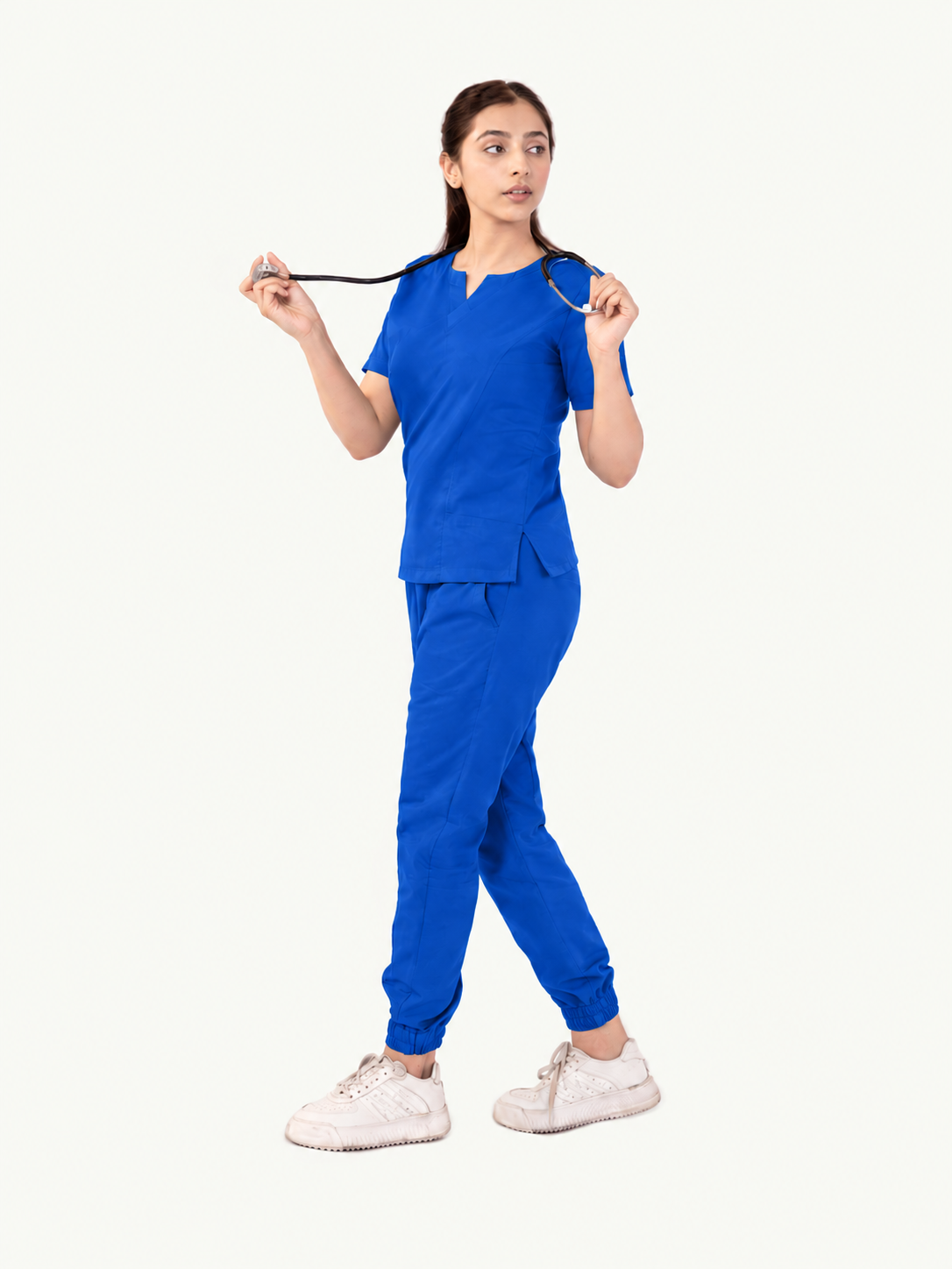 Round Neckline Scrub Set