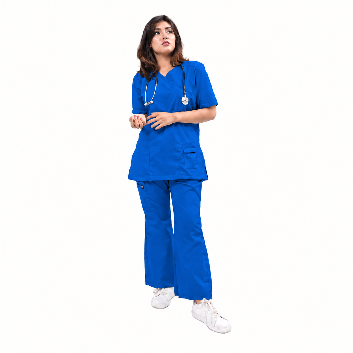 Female Kangroo Pocket Scrub Set