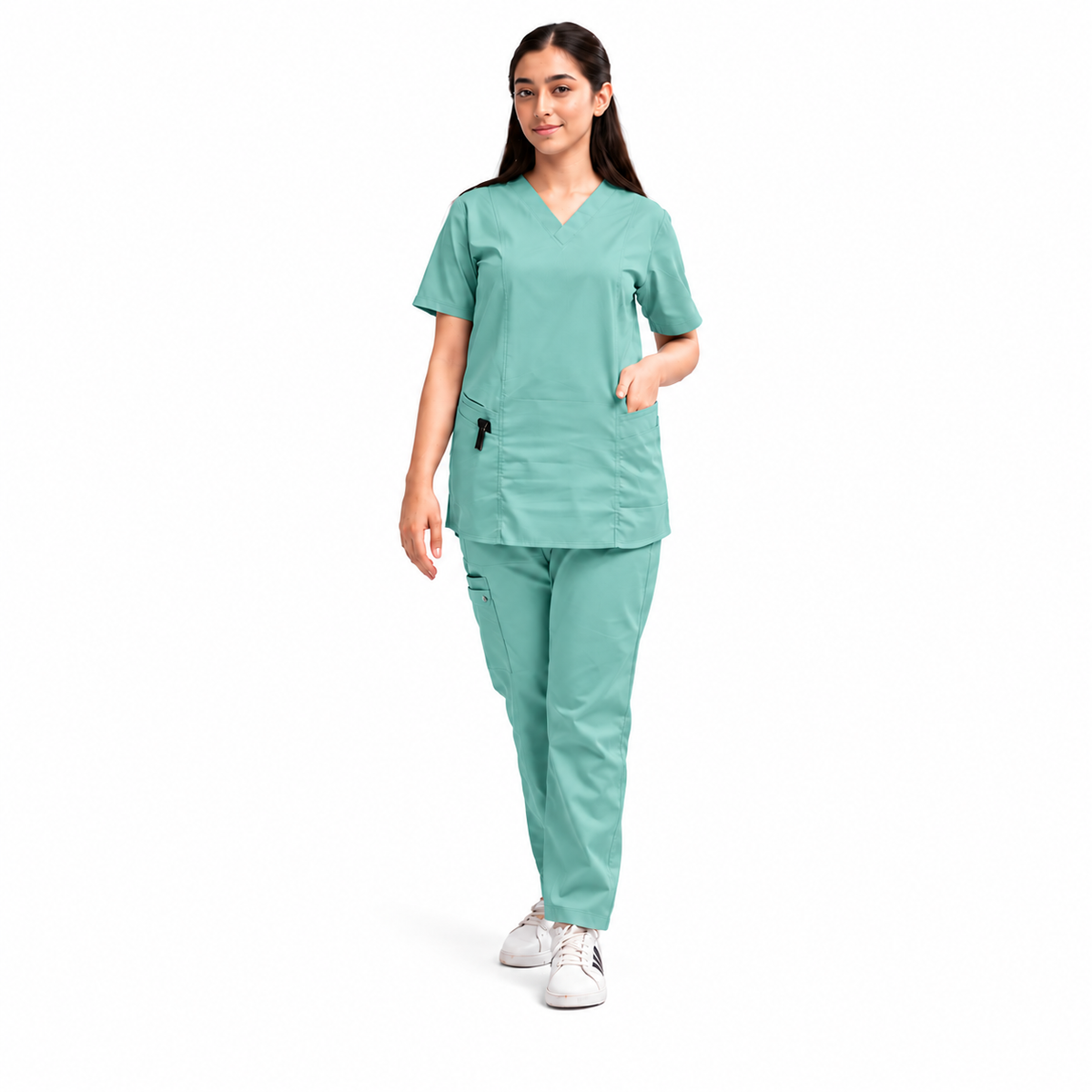 Women's Duo-Pocket Medical Scrub Set