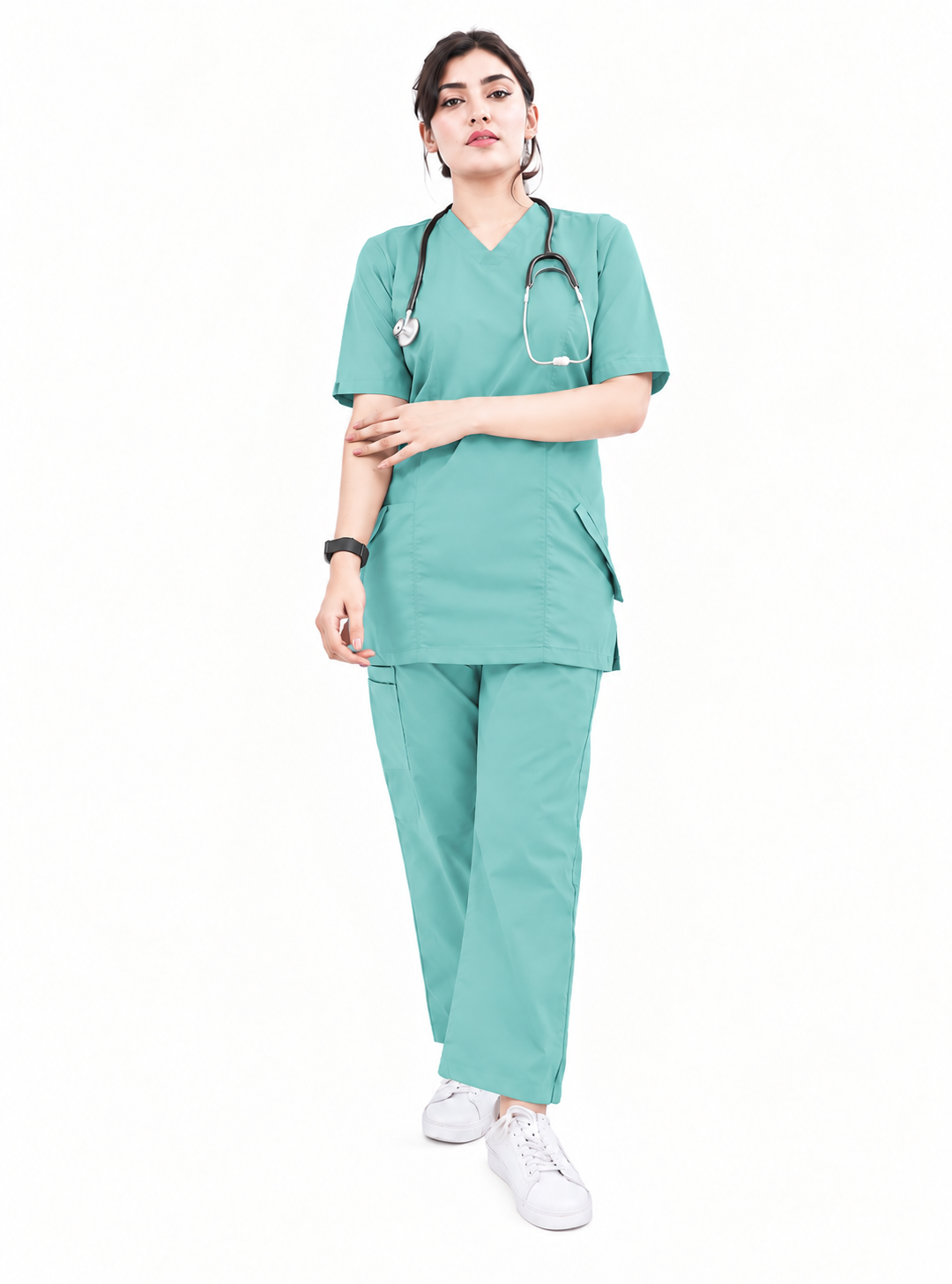 Slash Pocket Scrub Set