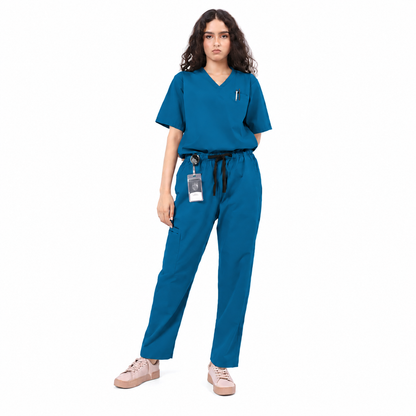 Women's Tri-Pocket Medical Scrub Set
