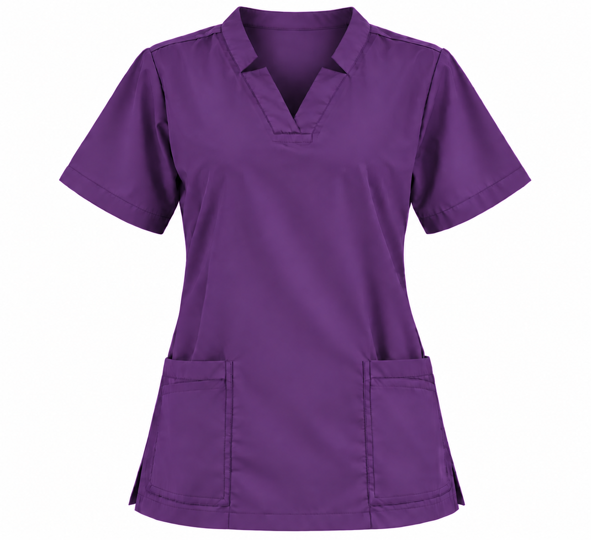 V Cut Neckline Scrub Top
