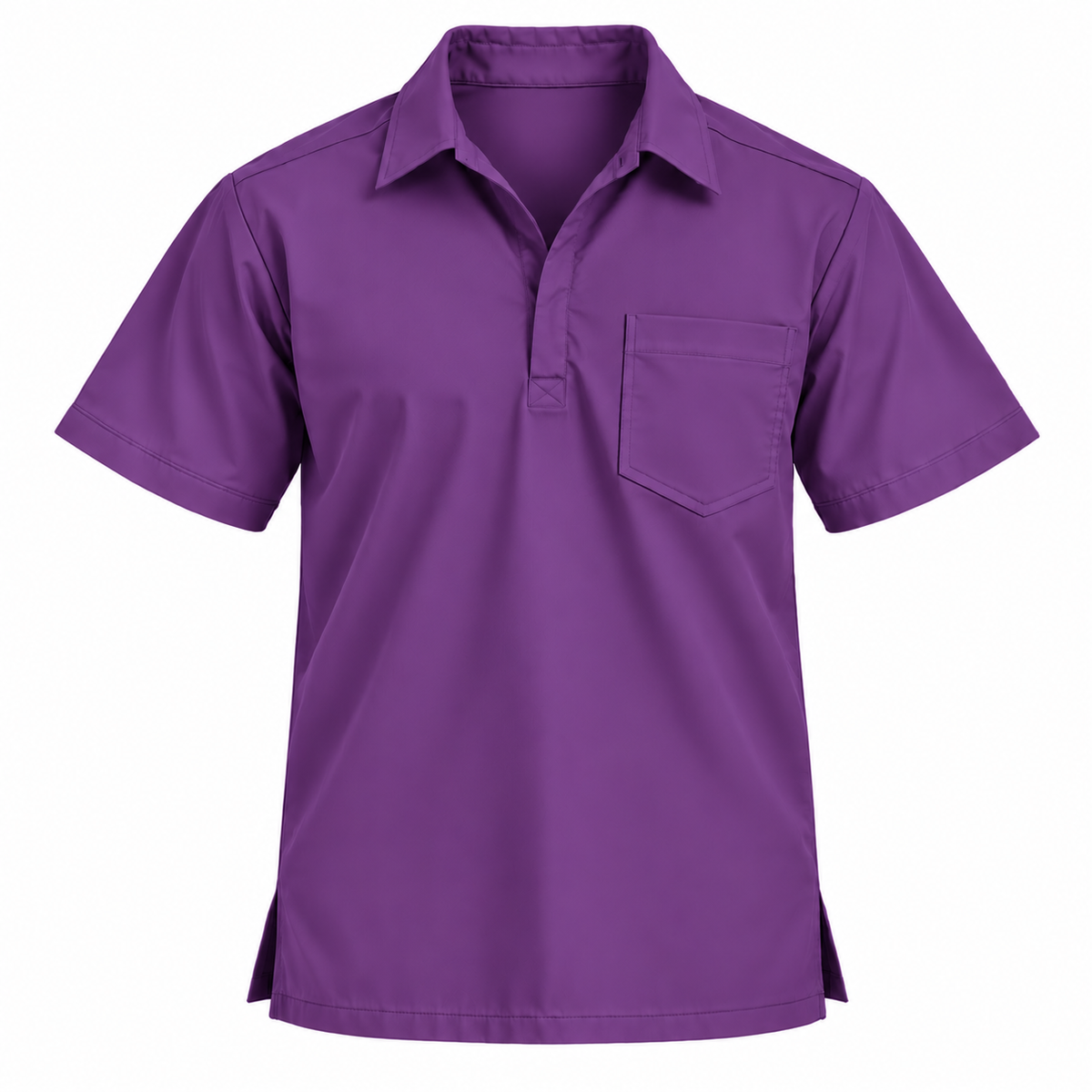Urban Collar Scrub Top Men