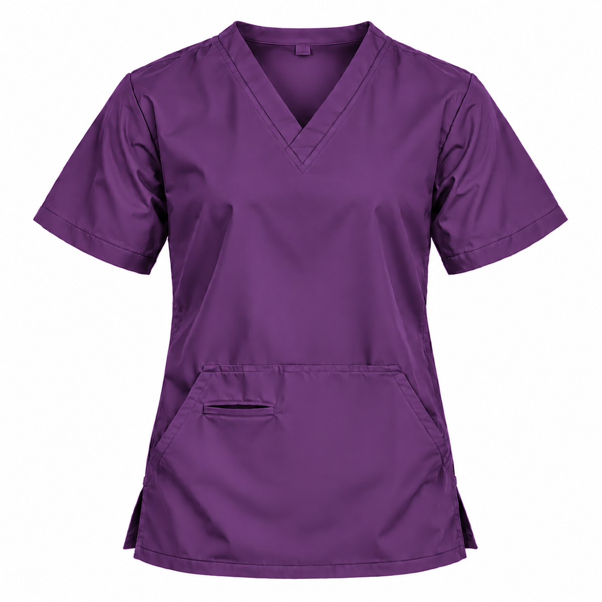 Pouch Pocket Scrub Top Men