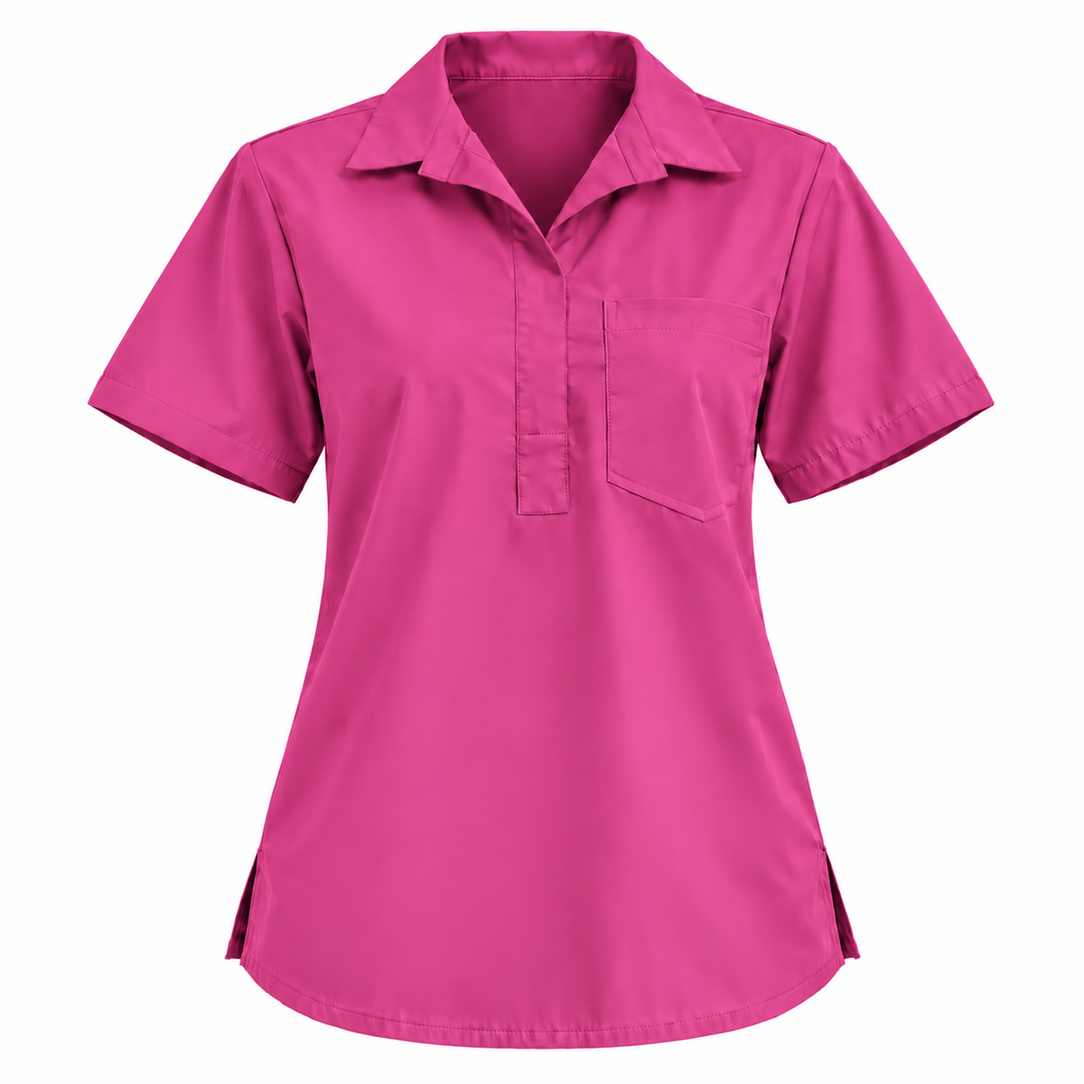 Femme Collar Scrub Top