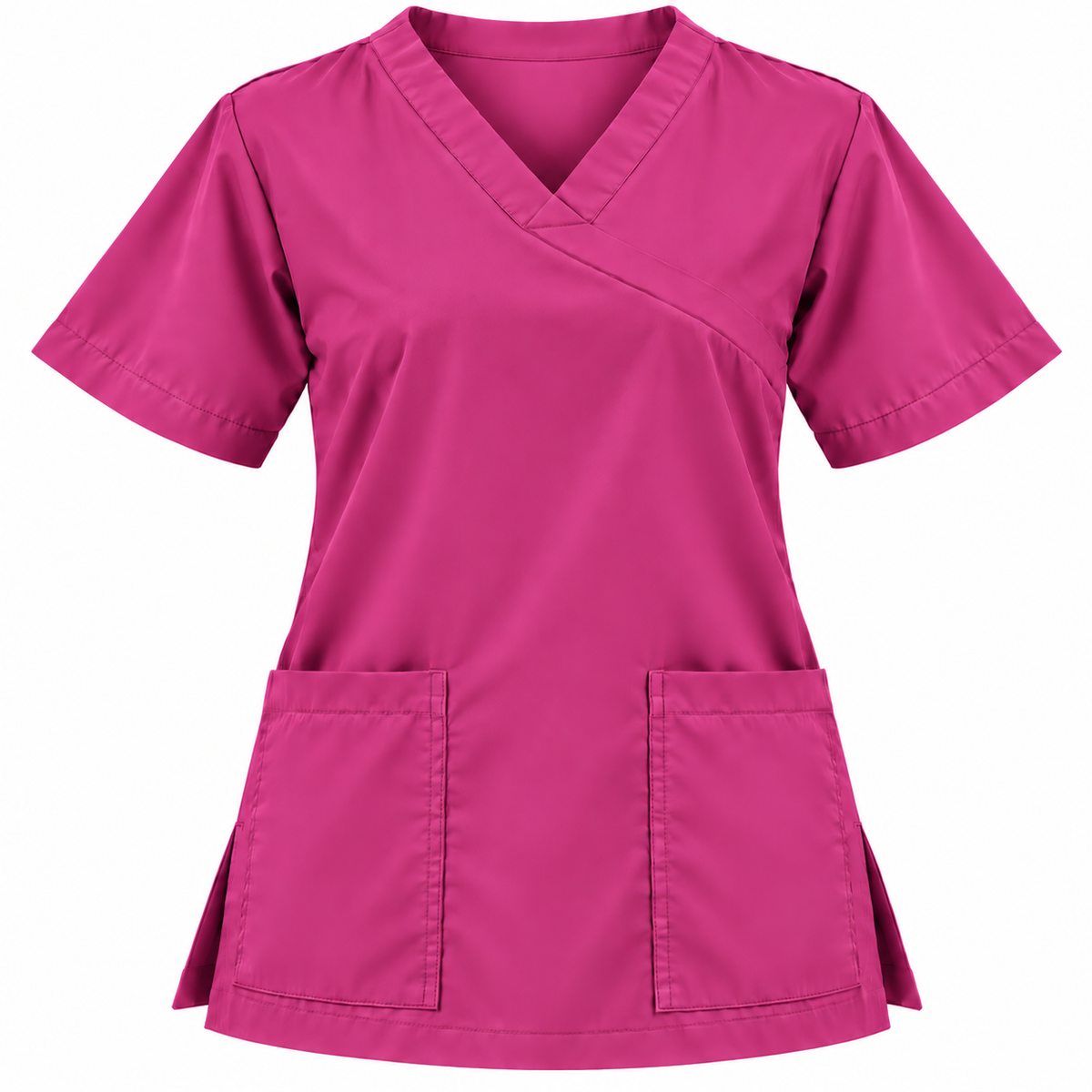 Extended V Neckline Scrub Top