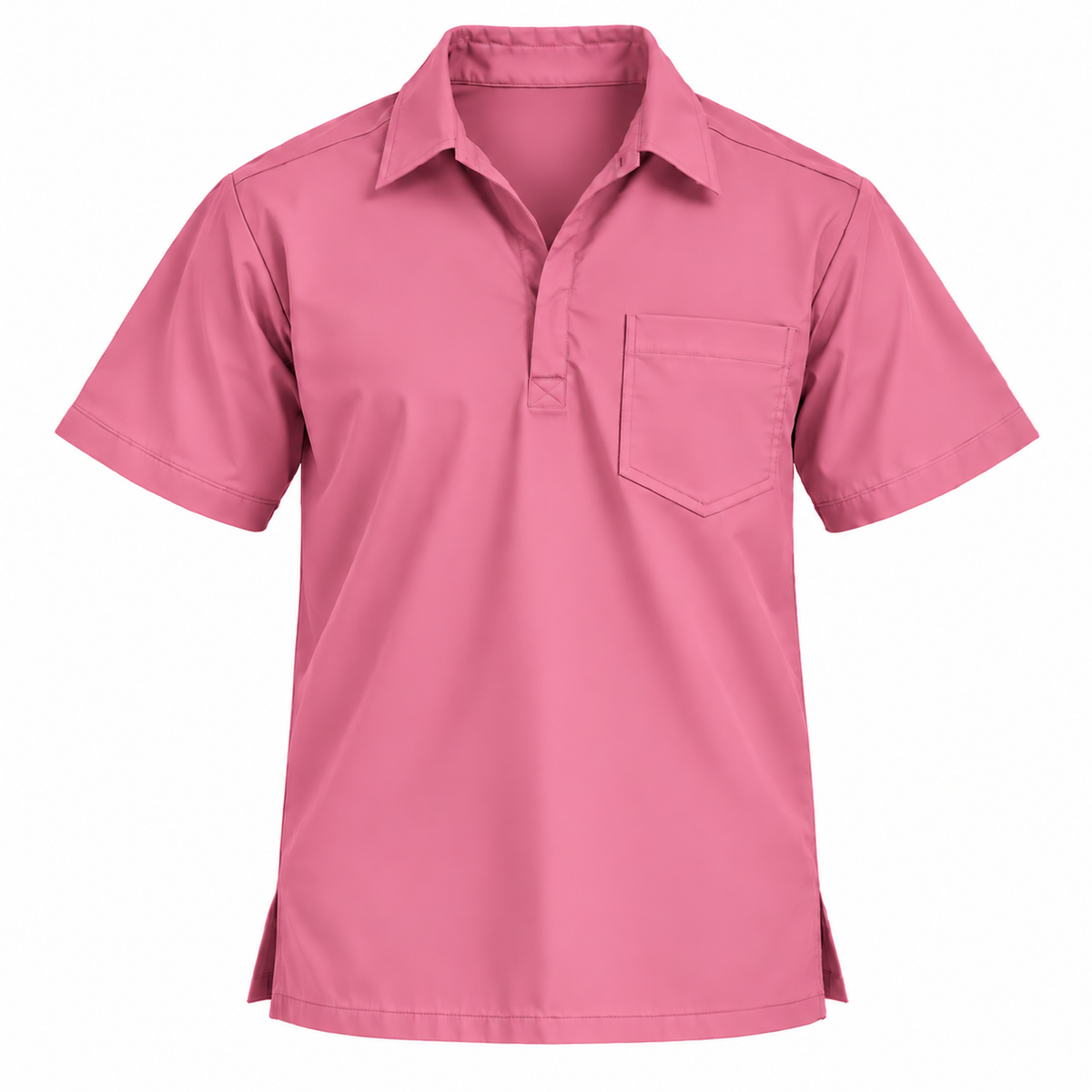 Urban Collar Scrub Top Men