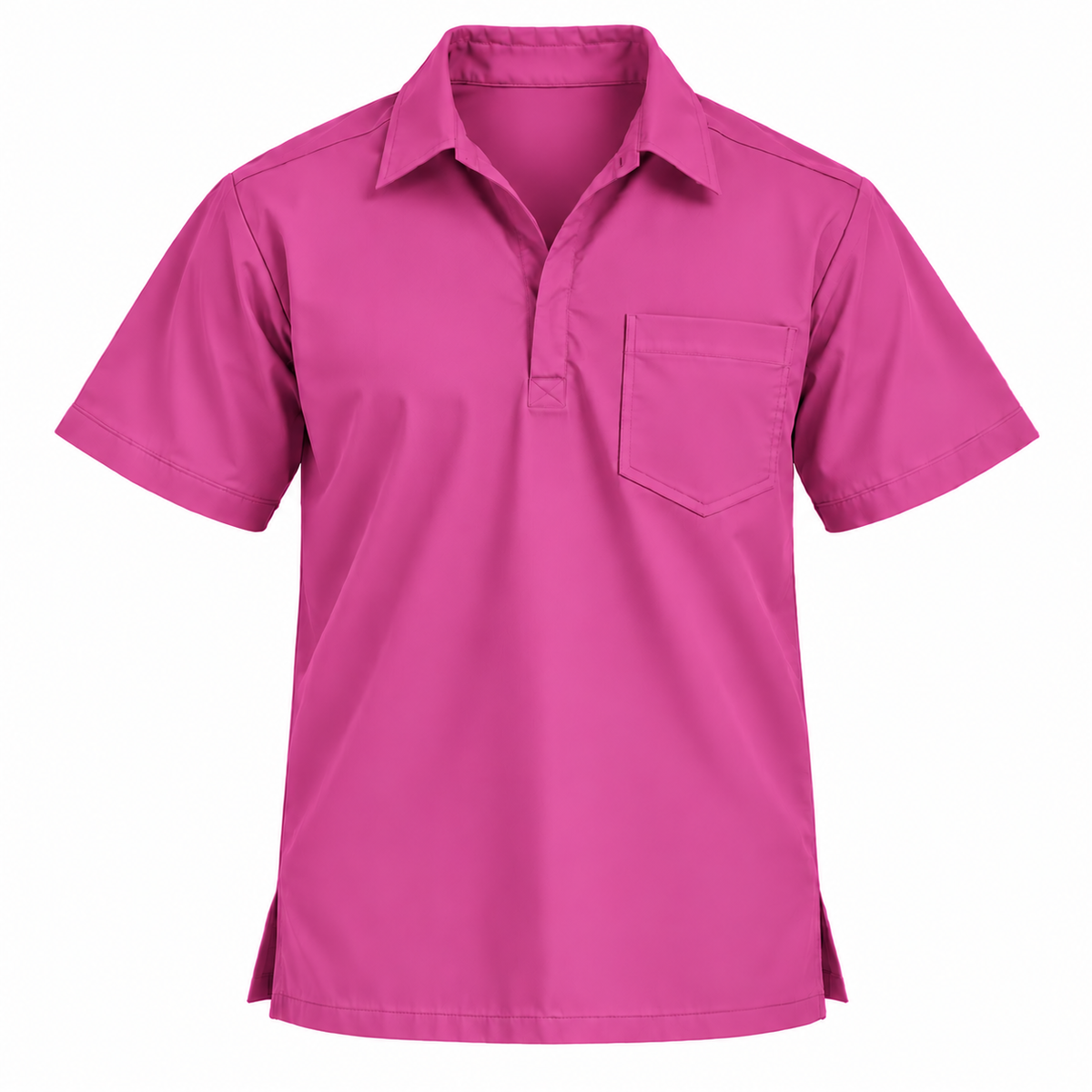 Urban Collar Scrub Top Men