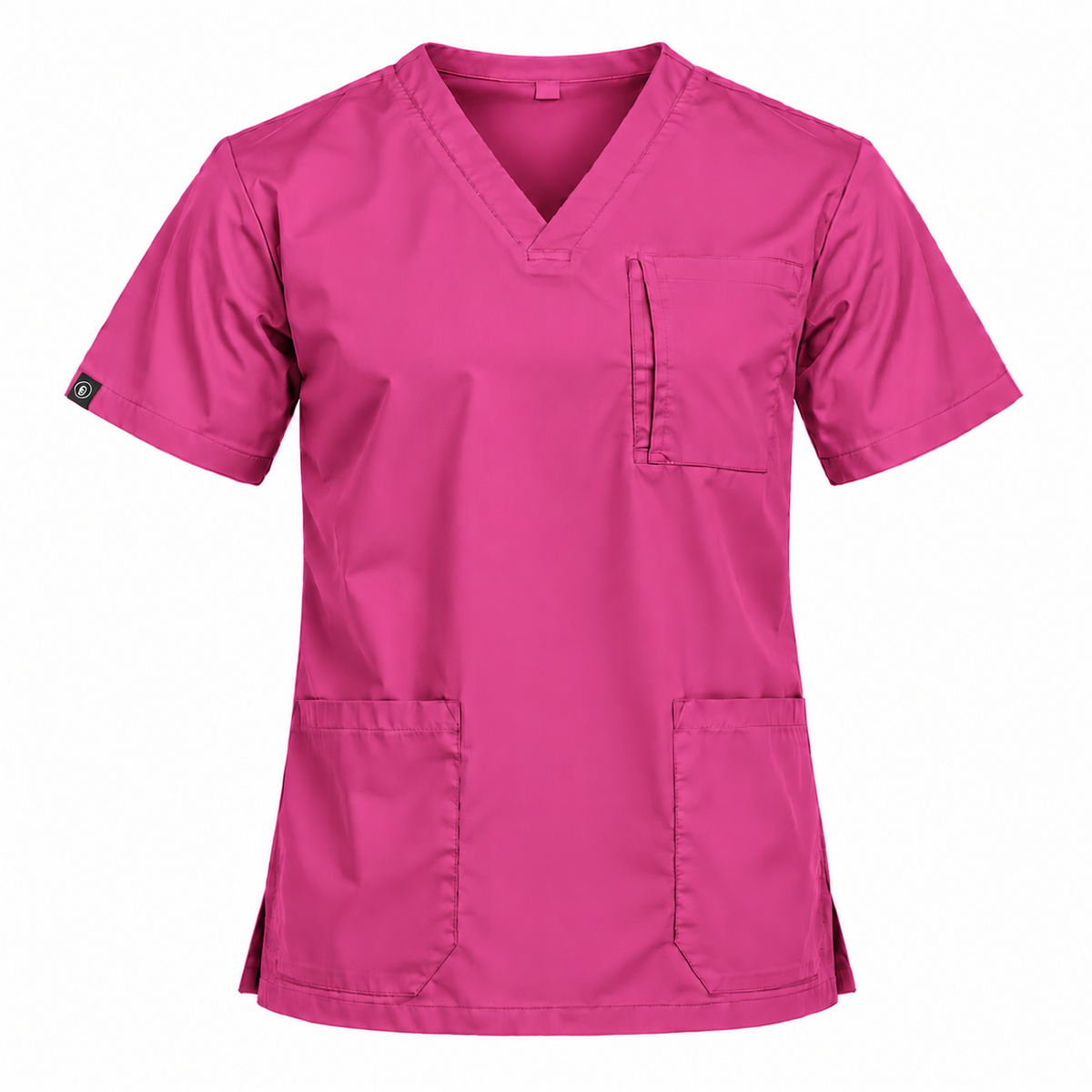 Tri Pocket Zip Scrub Top Men