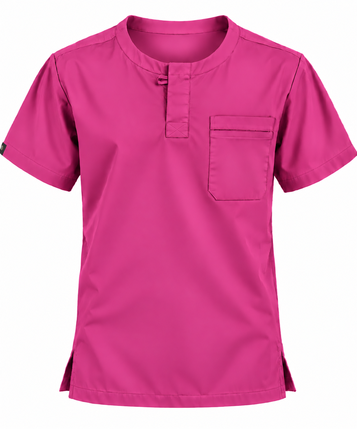 Front Placket Scrub Top Men
