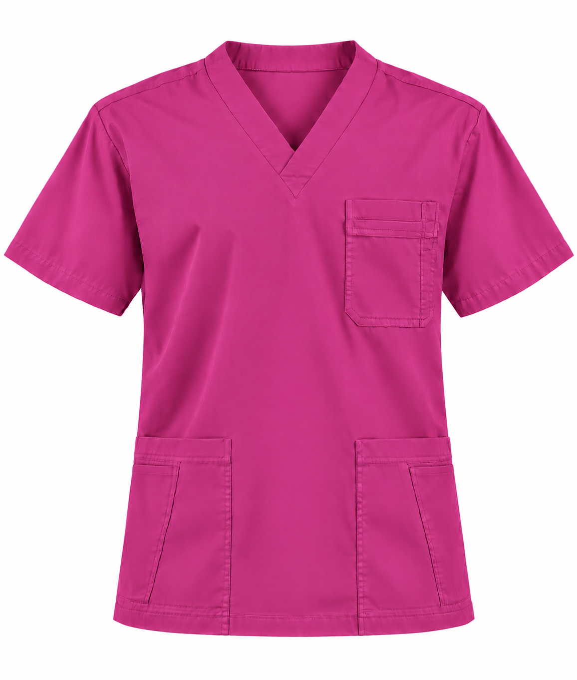 Basic V-Neck Scrub Top Men