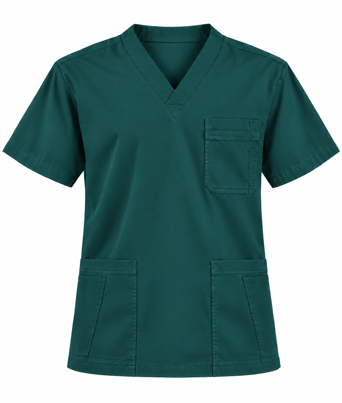 Basic V-Neck Scrub Top Men