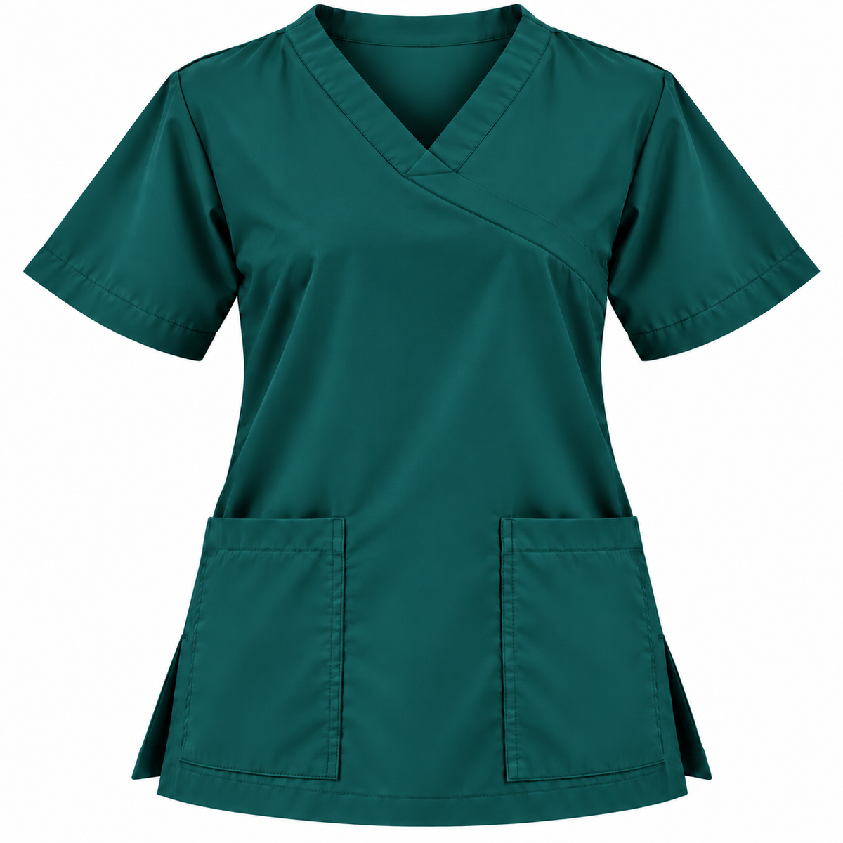 Extended V Neckline Scrub Top