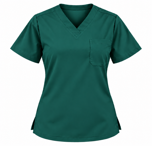 Classic One Pocket Scrub Top