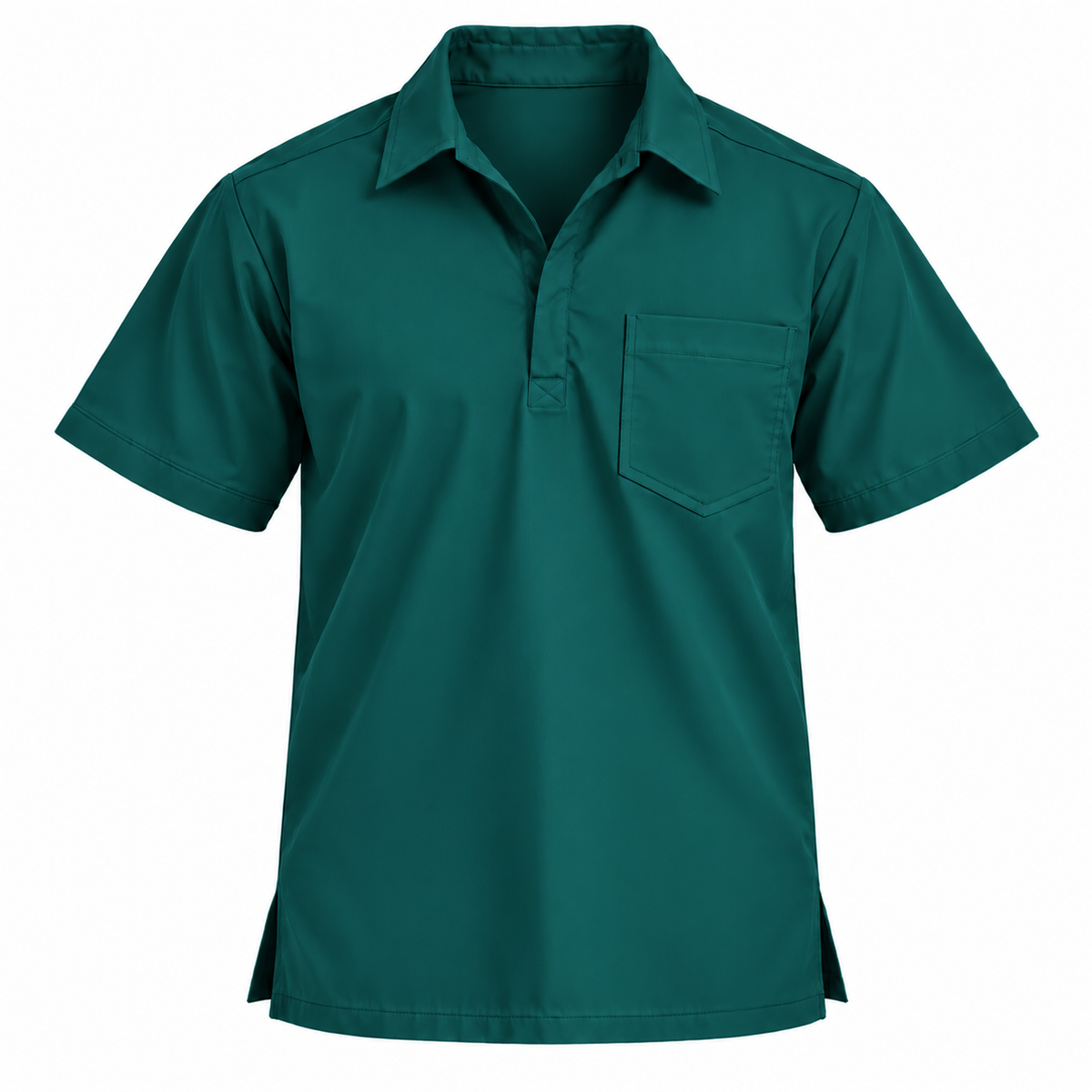 Urban Collar Scrub Top Men