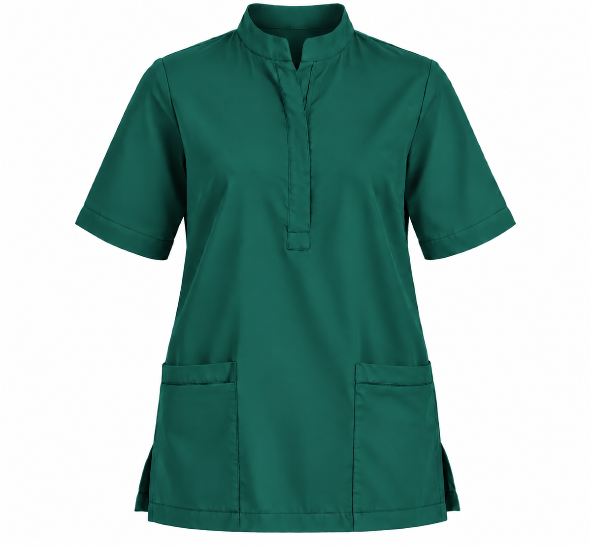 Placket Zip Scrub Top