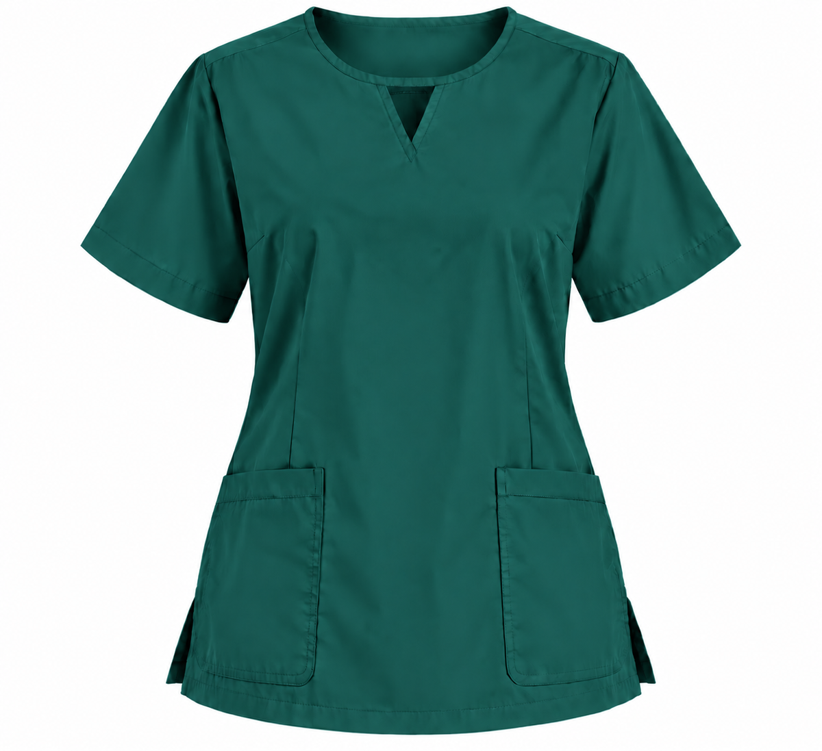 Key Neck Scrub Top
