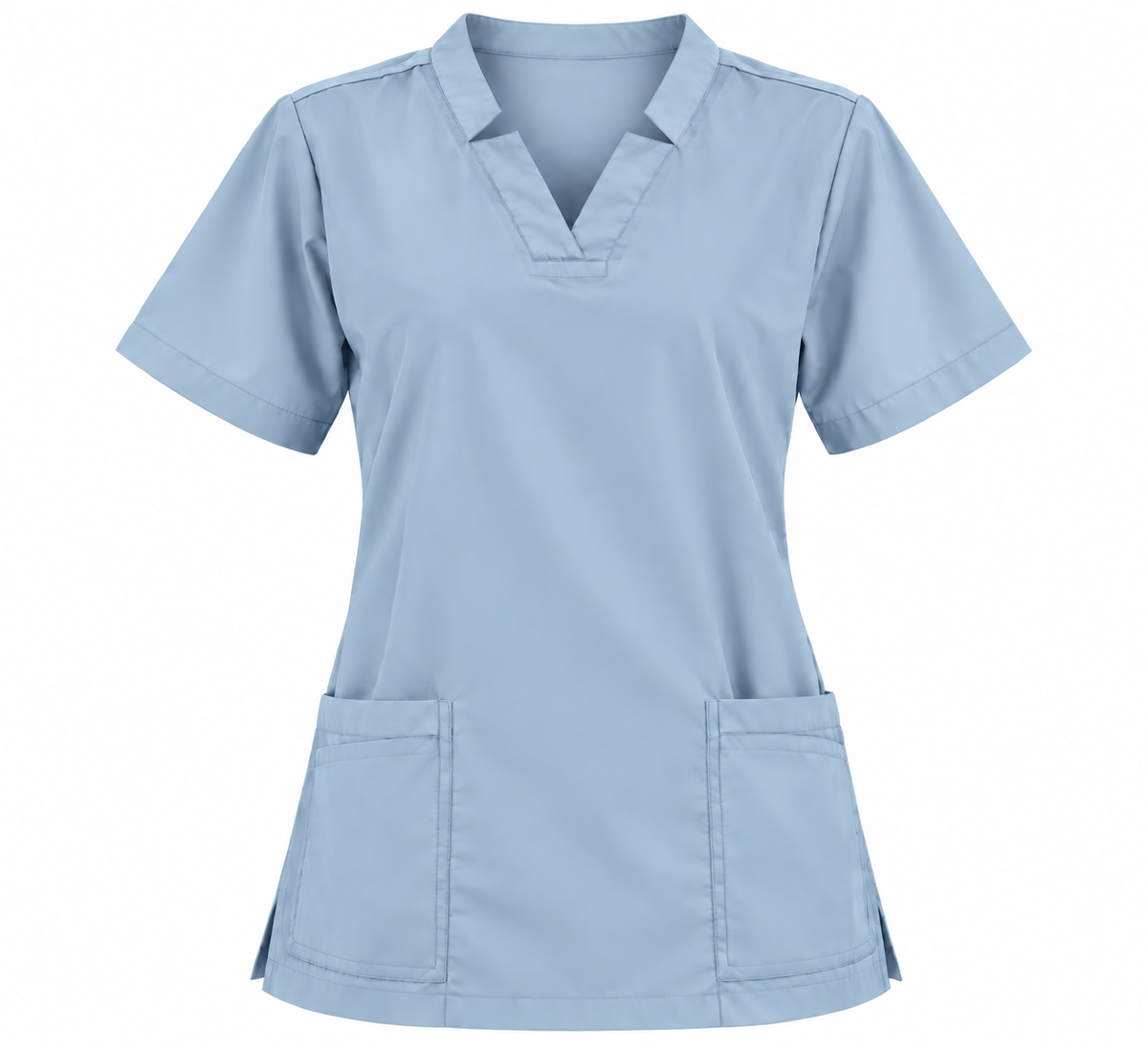 V Cut Neckline Scrub Top