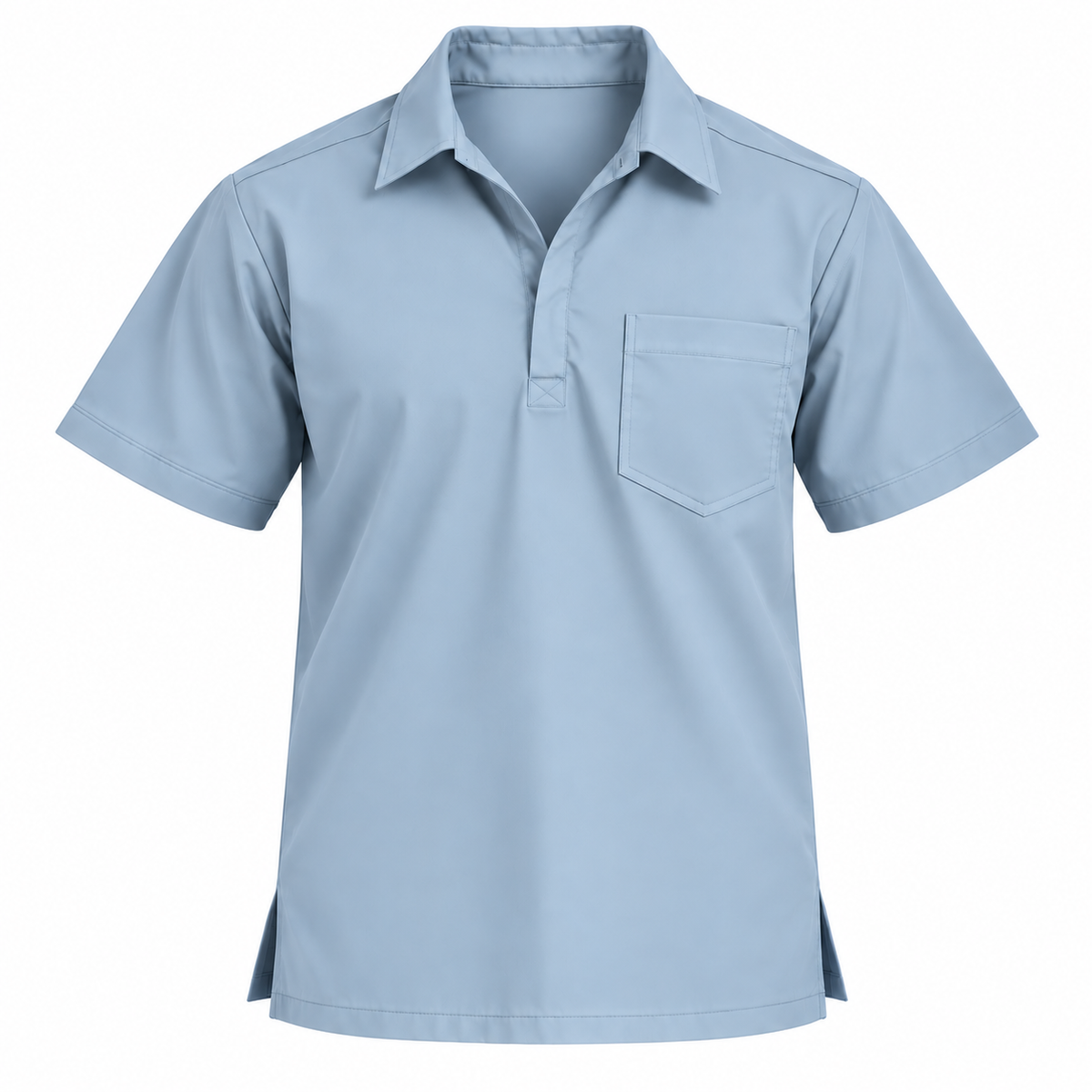 Urban Collar Scrub Top Men