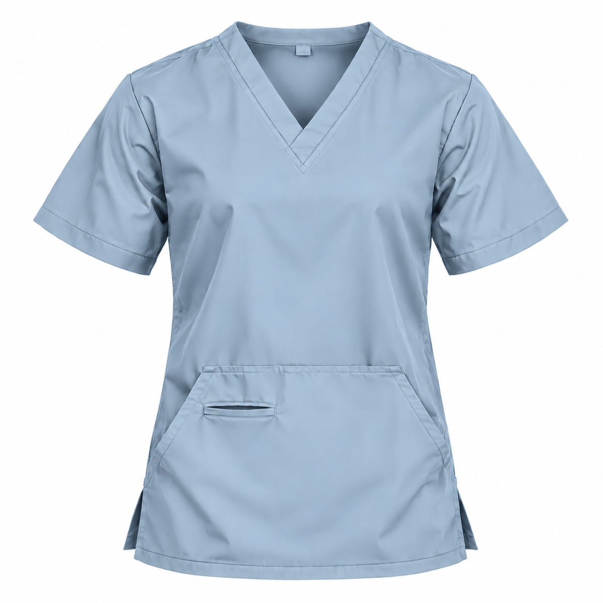 Pouch Pocket Scrub Top Men