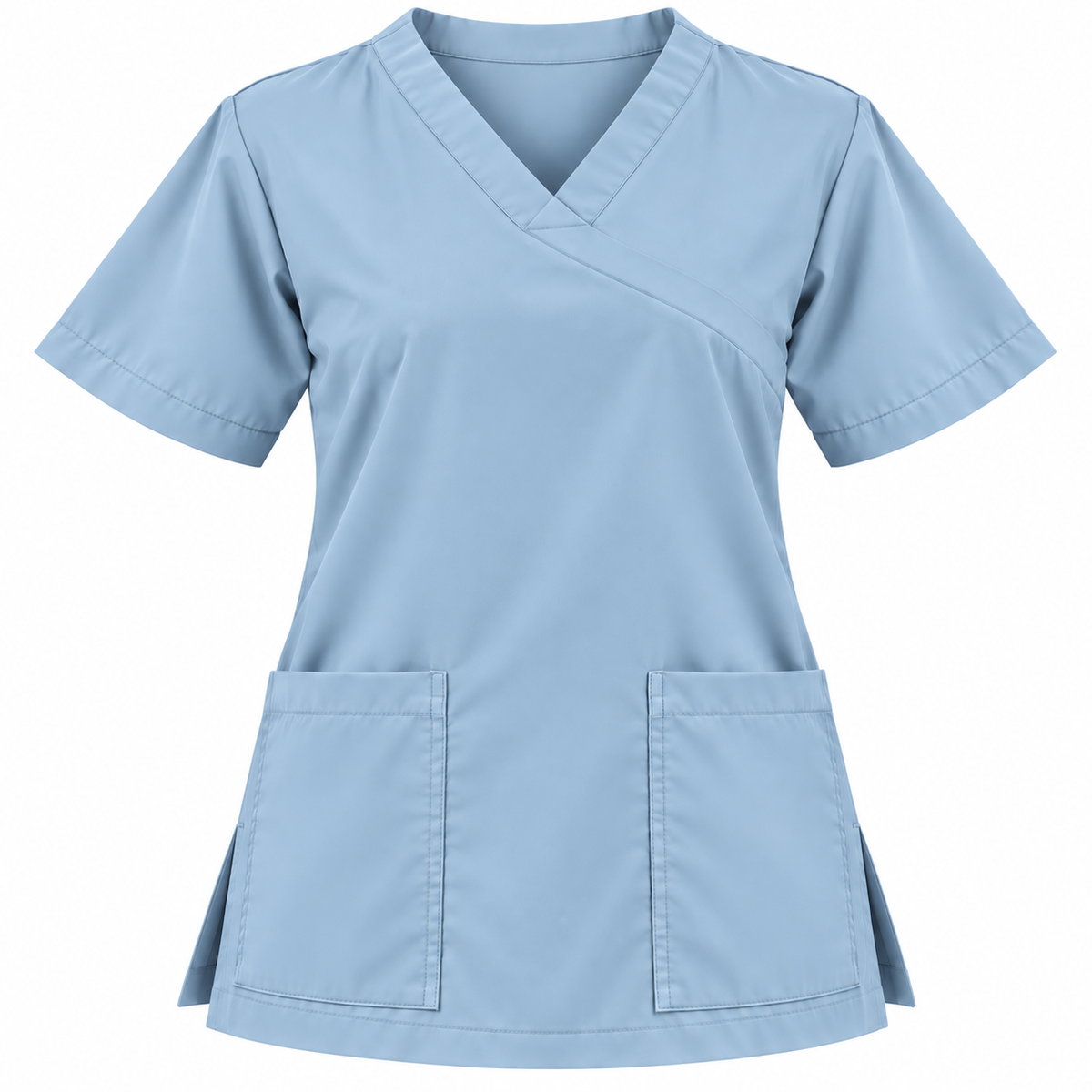 Extended V Neckline Scrub Top