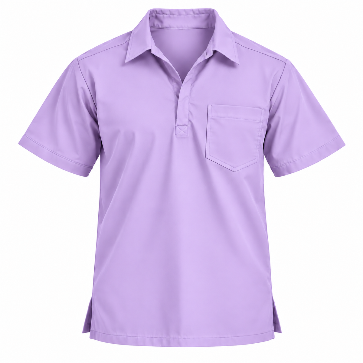 Urban Collar Scrub Top Men