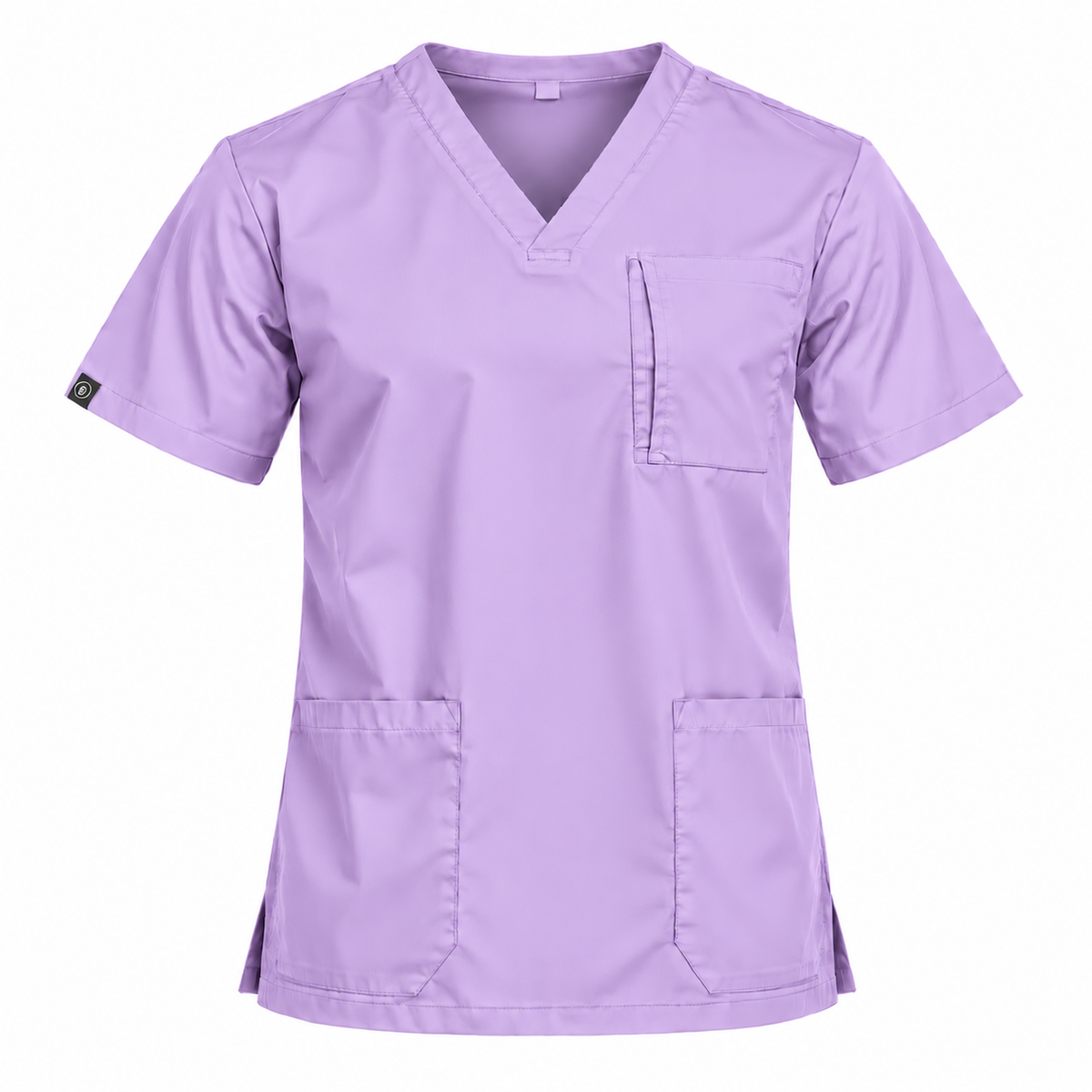 Tri Pocket Zip Scrub Top Men