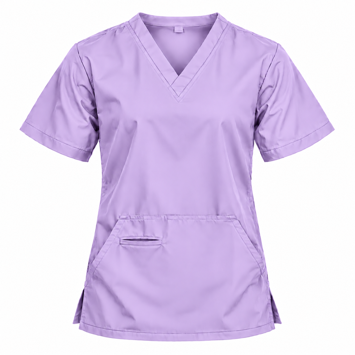 Pouch Pocket Scrub Top Men