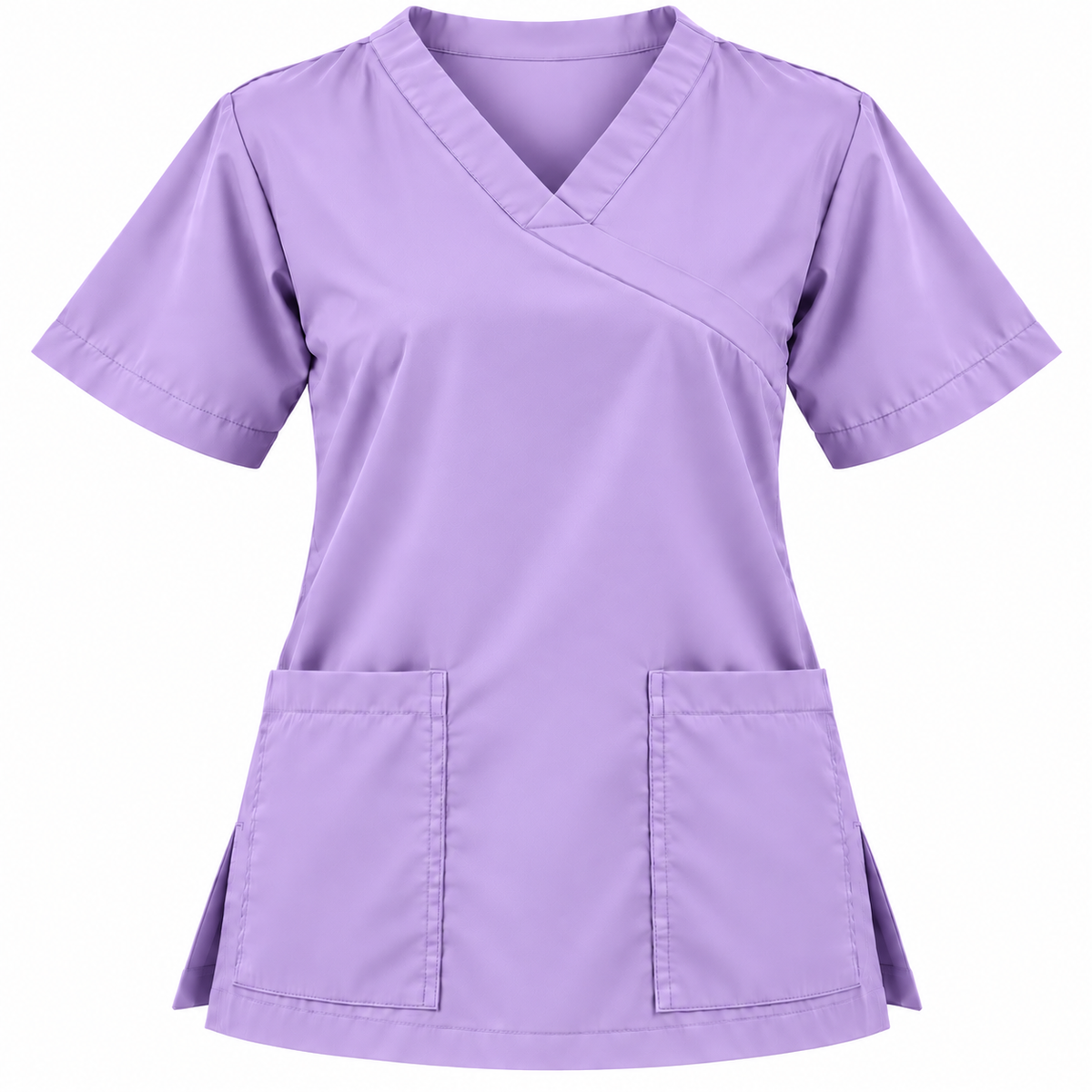 Extended V Neckline Scrub Top