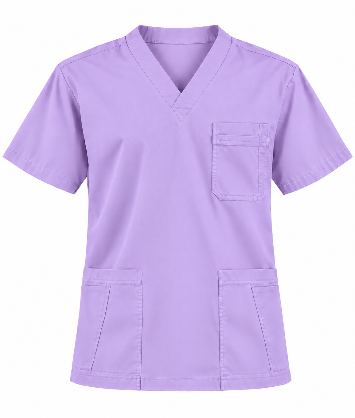 Basic V-Neck Scrub Top Men