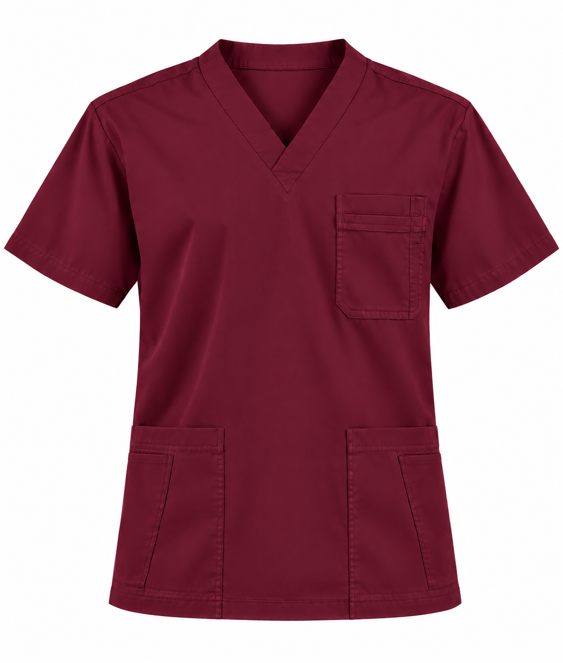 Basic V-Neck Scrub Top Men