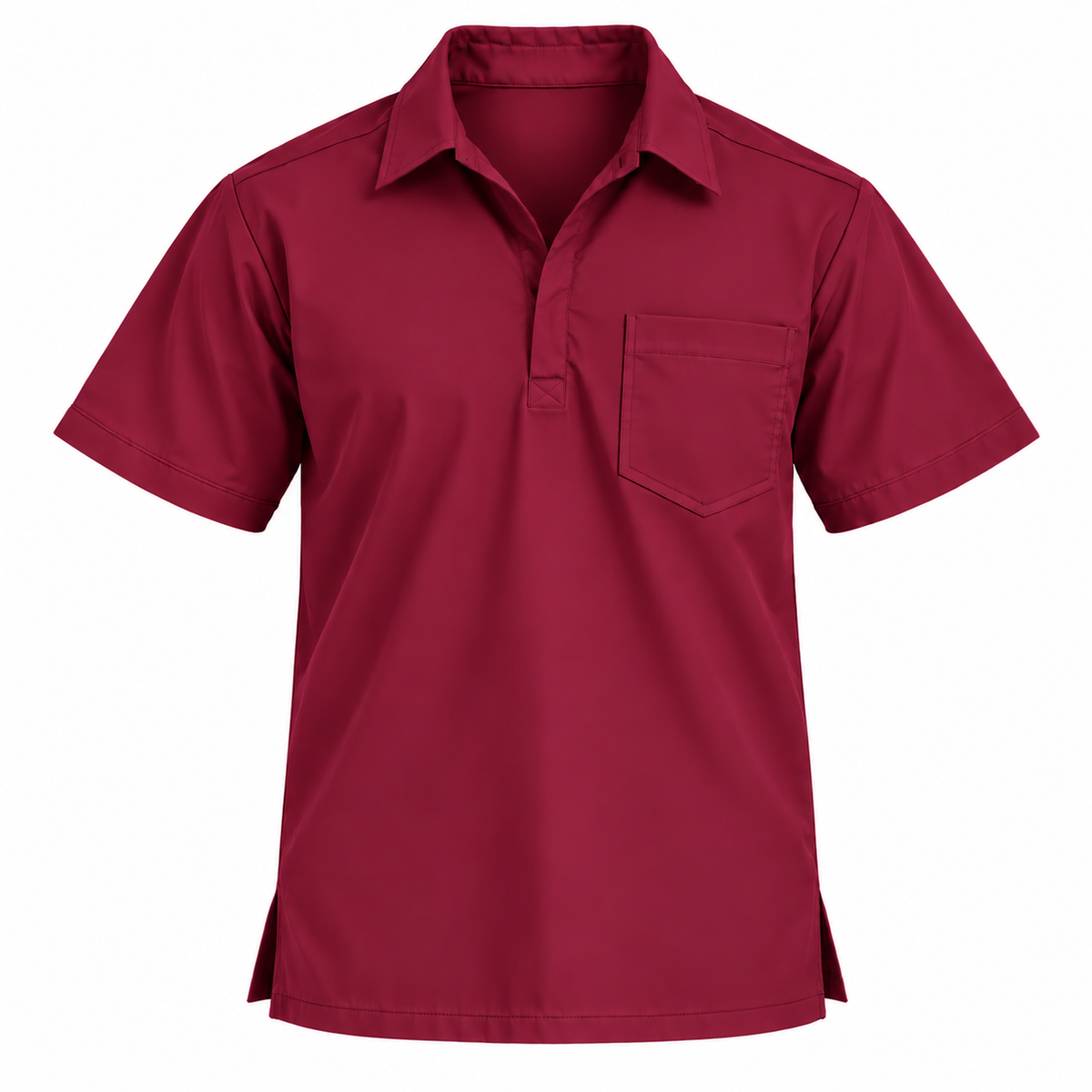 Urban Collar Scrub Top Men