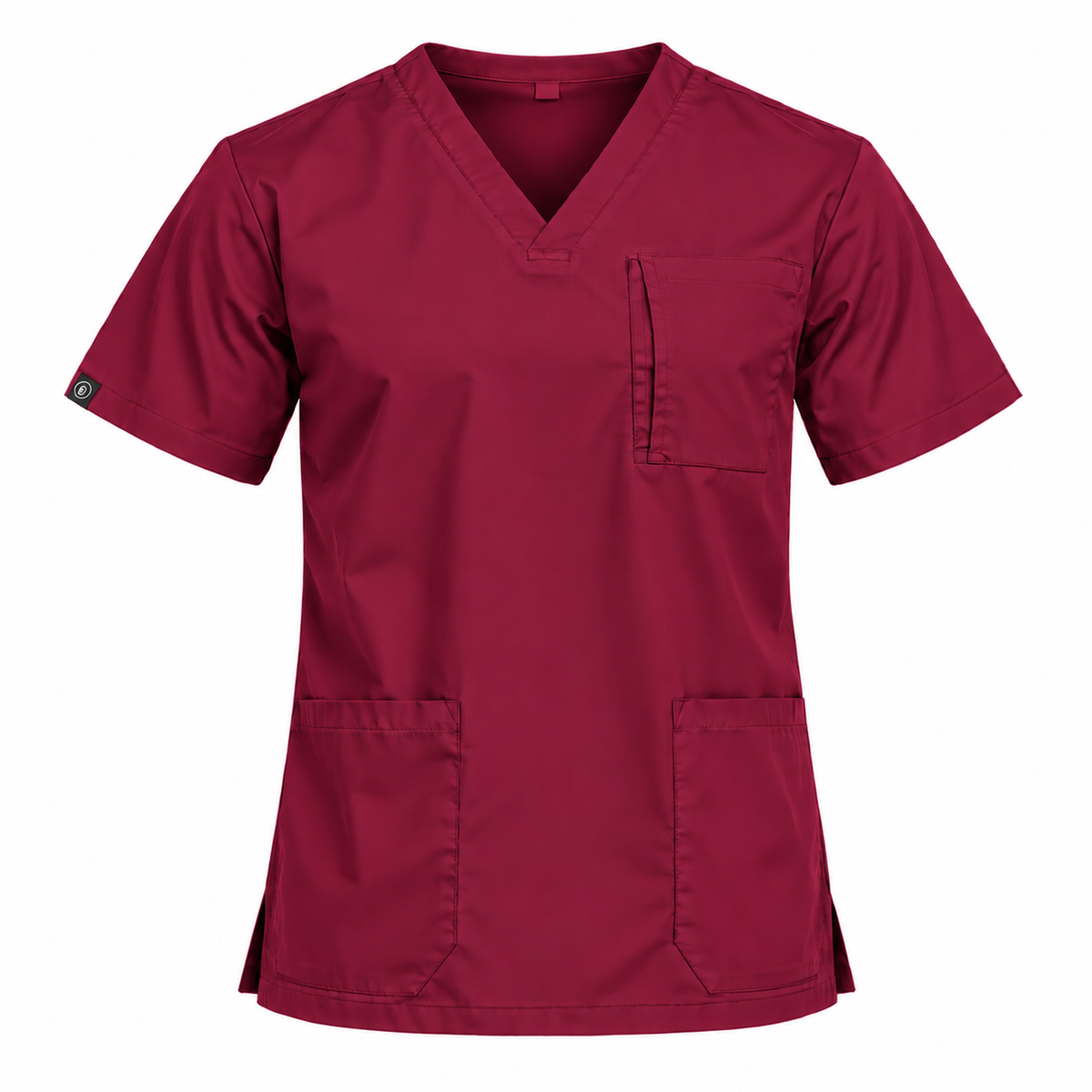 Tri Pocket Zip Scrub Top Men