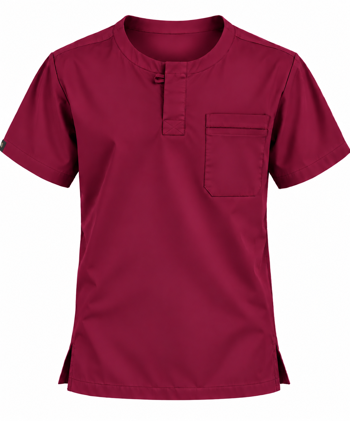 Front Placket Scrub Top Men