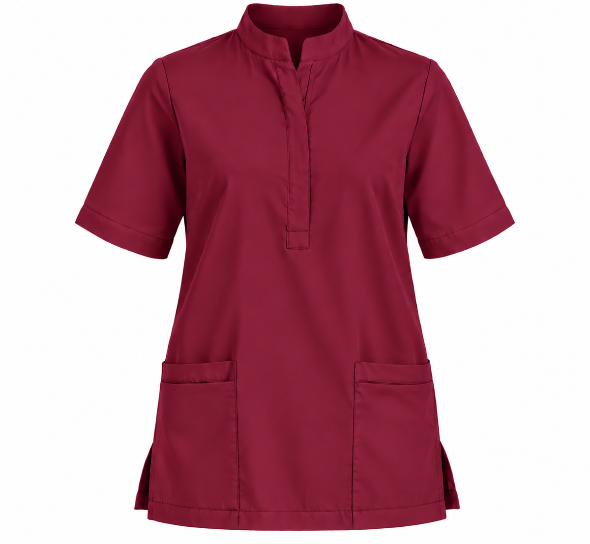 Placket Zip Scrub Top