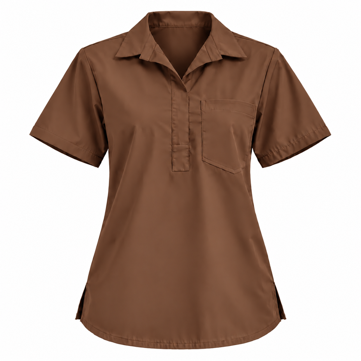 Femme Collar Scrub Top