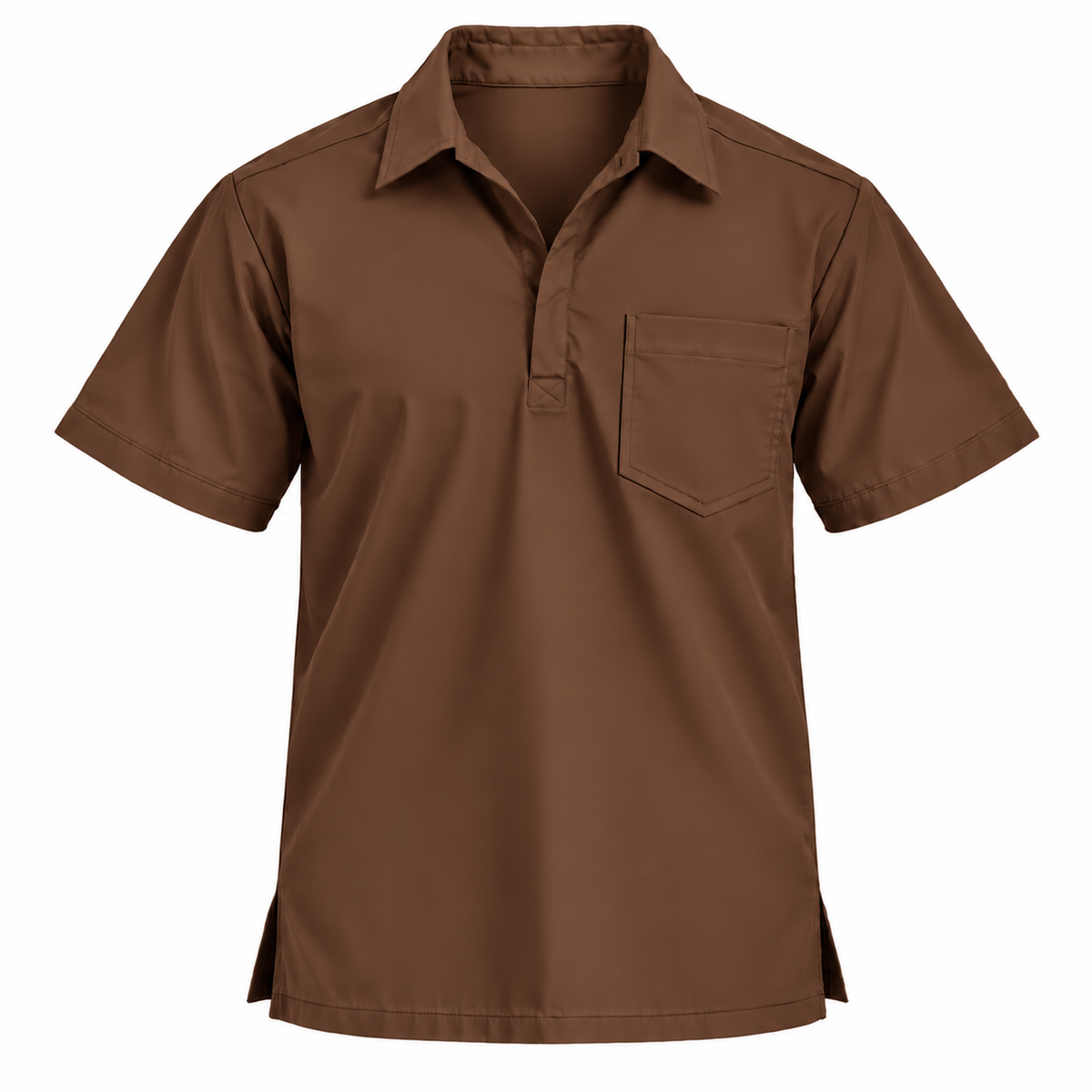 Urban Collar Scrub Top Men
