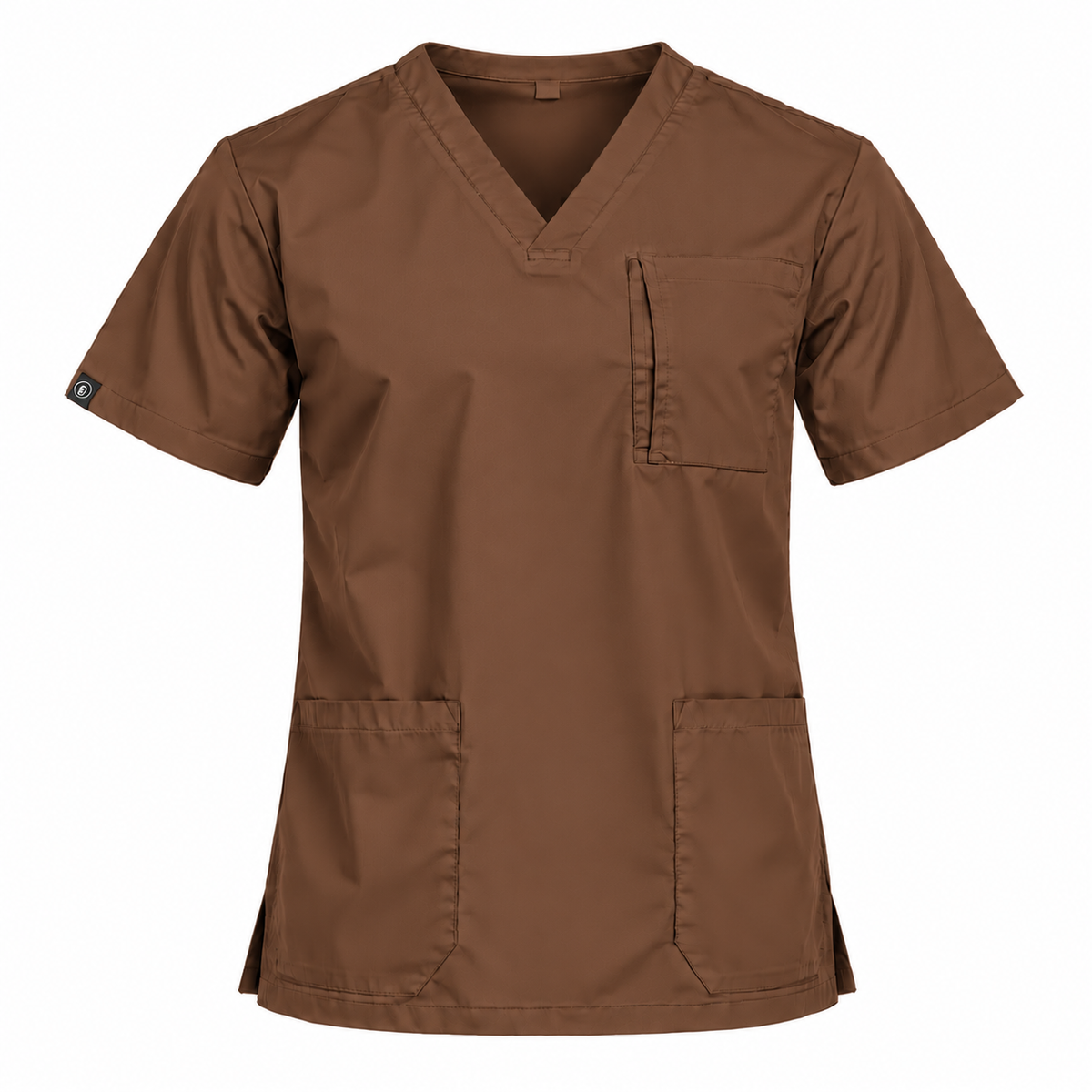 Tri Pocket Zip Scrub Top Men